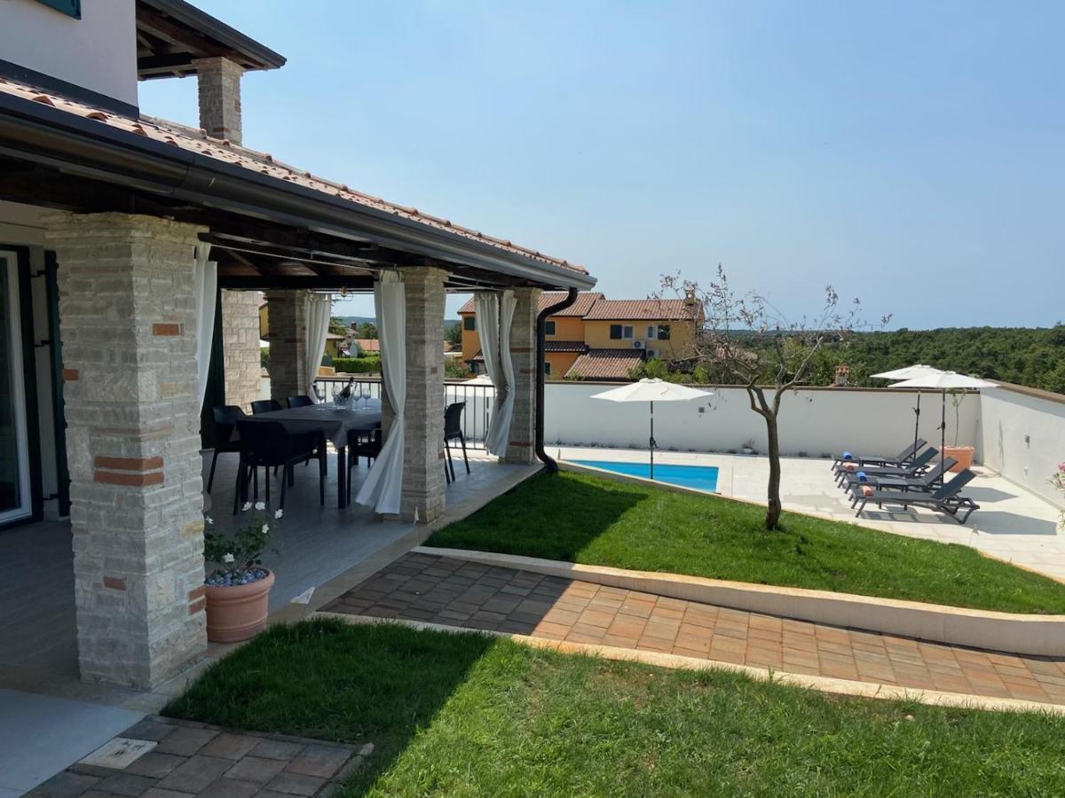 Villa Victoria Istra - Heated Pool Nova Vas  Luaran gambar