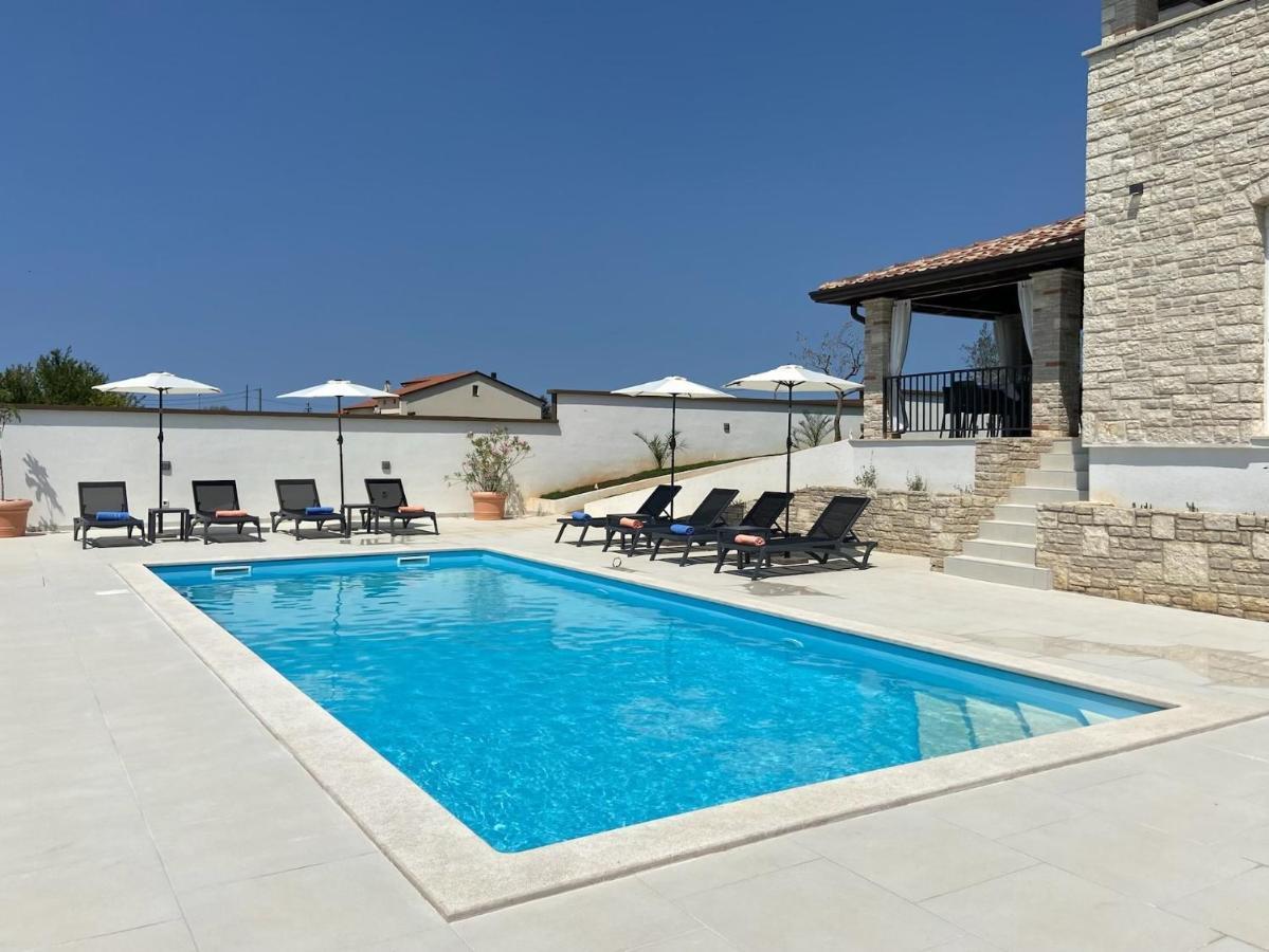 Villa Victoria Istra - Heated Pool Nova Vas  Luaran gambar